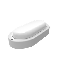 Изображение товара Gauss Светильник ЖКХ Elementary овал 15W 1100lm 4000K 160-260V IP65 200*98*46мм белый LED
