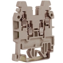 Изображение товара DKC CBR.2, проходной зажим бежевый 2 ввода/2 вывода, 2,5 кв.мм (замена на TUR-2.5-QUATTRO)