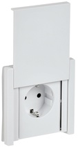 Изображение товара IEK FORTE&PIANO Белый Розетка с/з со шт с крышкой безвинтовое крепление 16А IP44 FP219