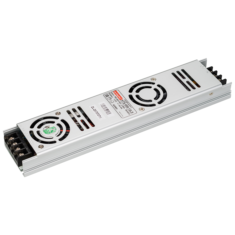Изображение товара Arlight Блок питания HTS-400-12-LS (12V, 33.4A, 400W) (IP20 Сетка, 3 года) Изображение товара Arlight Блок питания HTS-400-12-LS (12V, 33.4A, 400W) (IP20 Сетка, 3 года)