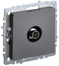 Изображение товара IEK BRITE BASE Сталь Розетка TV оконечная РТВ11-0-БрС