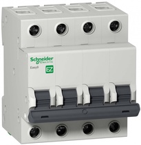 Изображение товара Schneider Electric EASY 9 Автоматический выключатель 4P 6A (C)