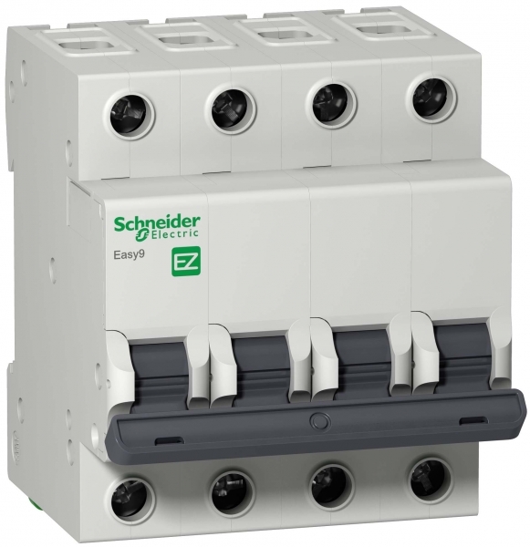 Изображение товара Schneider Electric EASY 9 4P 6A C - автоматический выключатель 400 В