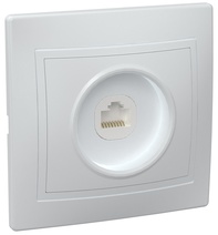 Изображение товара GENERICA KVARTA РК10-КБ Розетка 1местн. комп. (белый)