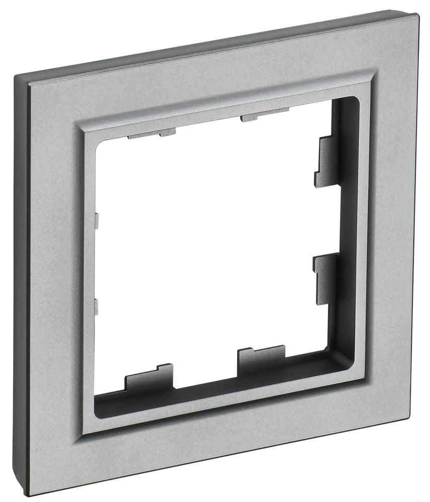 Изображение товара IEK BRITE BASE Сталь Рамка 1-м РУ-1-БрС