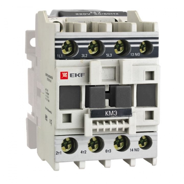 Изображение товара EKF PROxima Контактор КМЭ малогабаритный 9А 24В 1NO.