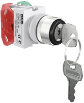 Изображение товара Dekraft Переключатель на 2 фикс. полож. I-O с ключом AKS-2 ПЕ-22