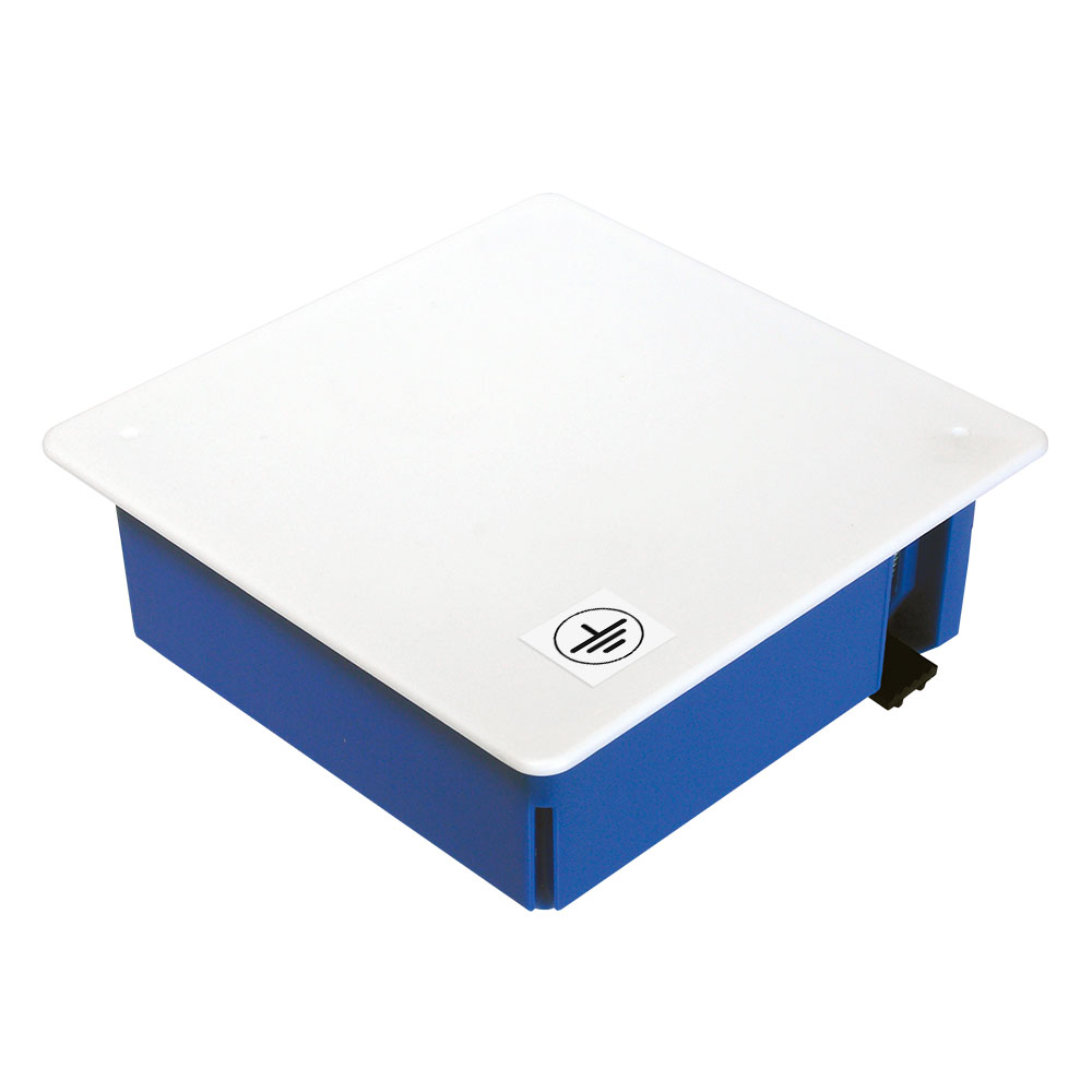 Изображение товара Промрукав  Коробка уравнивания потенциалов (КУП) 80-0960-У для скрытой установки в полые стены 103х103х47 (72шт/кор)