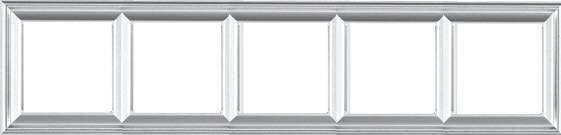 Изображение товара JUNG EcoProfi DECO Алюминий Рамка 5-ая