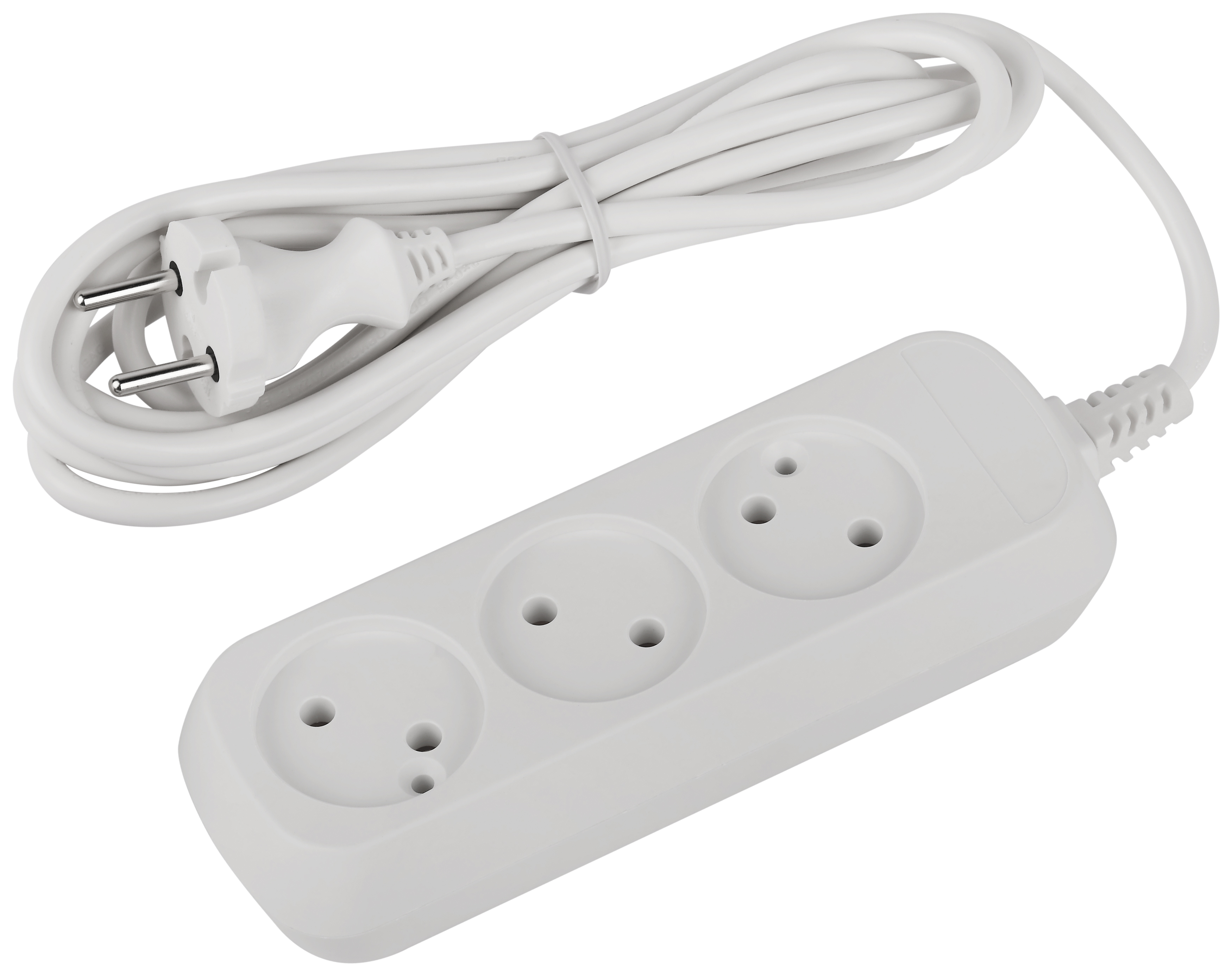 Изображение товара ЭРА Удлинитель электрический UDL-10-330 Greenline 3 розетки без заземления 3м ПВС 2x0.75мм2