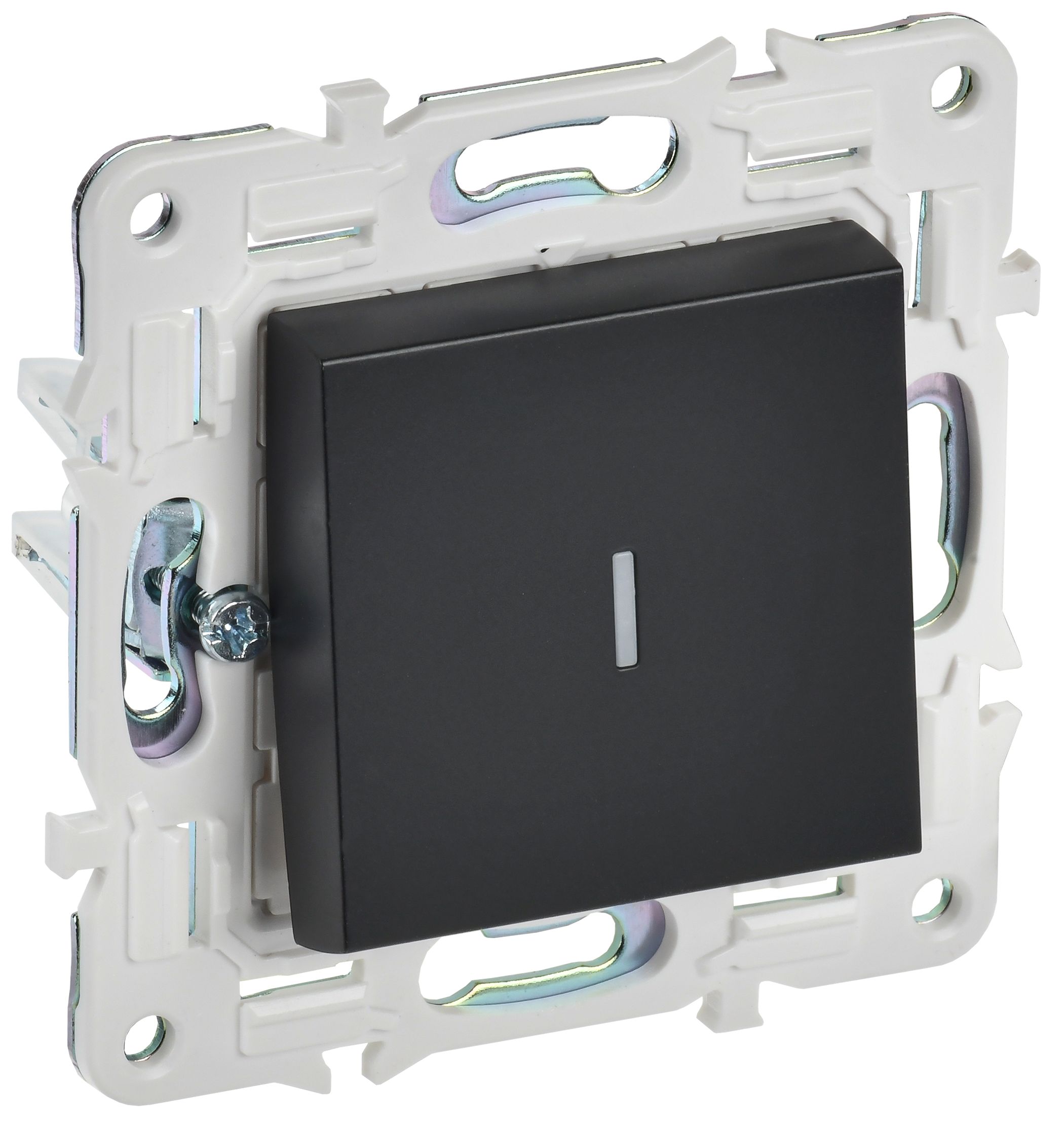 Изображение товара IEK SKANDY SK-V08Bl - 1-клавишный проходной выключатель с подсветкой