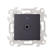 Изображение товара Simon 24 Графит Розетка TV одиночная