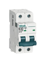 Изображение товара Dekraft Автоматический выключатель ВА105-2P-032A-C