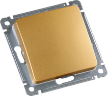 Изображение товара Hegel Мастер внутр Золото ВС10-411-07 Выключатель 1-клавишный, механизм