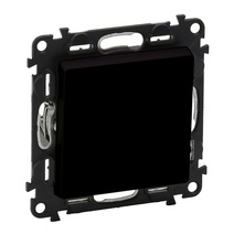 Изображение товара Legrand Valena LIFE Black. Переключатель промежуточный 10АХ 250В. С лицевой панелью. Винтовые зажимы. Антрацит..