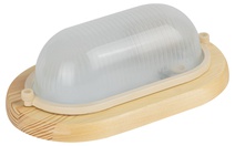 Изображение товара ЭРА Светильник НБО 04-60-011 Кантри дерево/стекло IP54 E27 max 60Вт 232х140 овал сосна