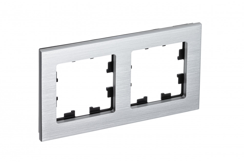 Изображение товара AtlasDesign Nature 2-постовая рамка серый металл