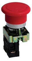 Изображение товара EKF Кнопка BS542 поворотная красная грибок NC PROxima