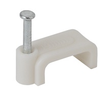 Изображение товара ЭРА Скоба пластиковая SP-9 9мм плоская пластиковая 50 шт