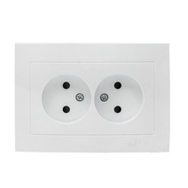 Изображение товара EKF PROxima Валенсия розетка 2-местная б/з 10А белая с защ. штор..