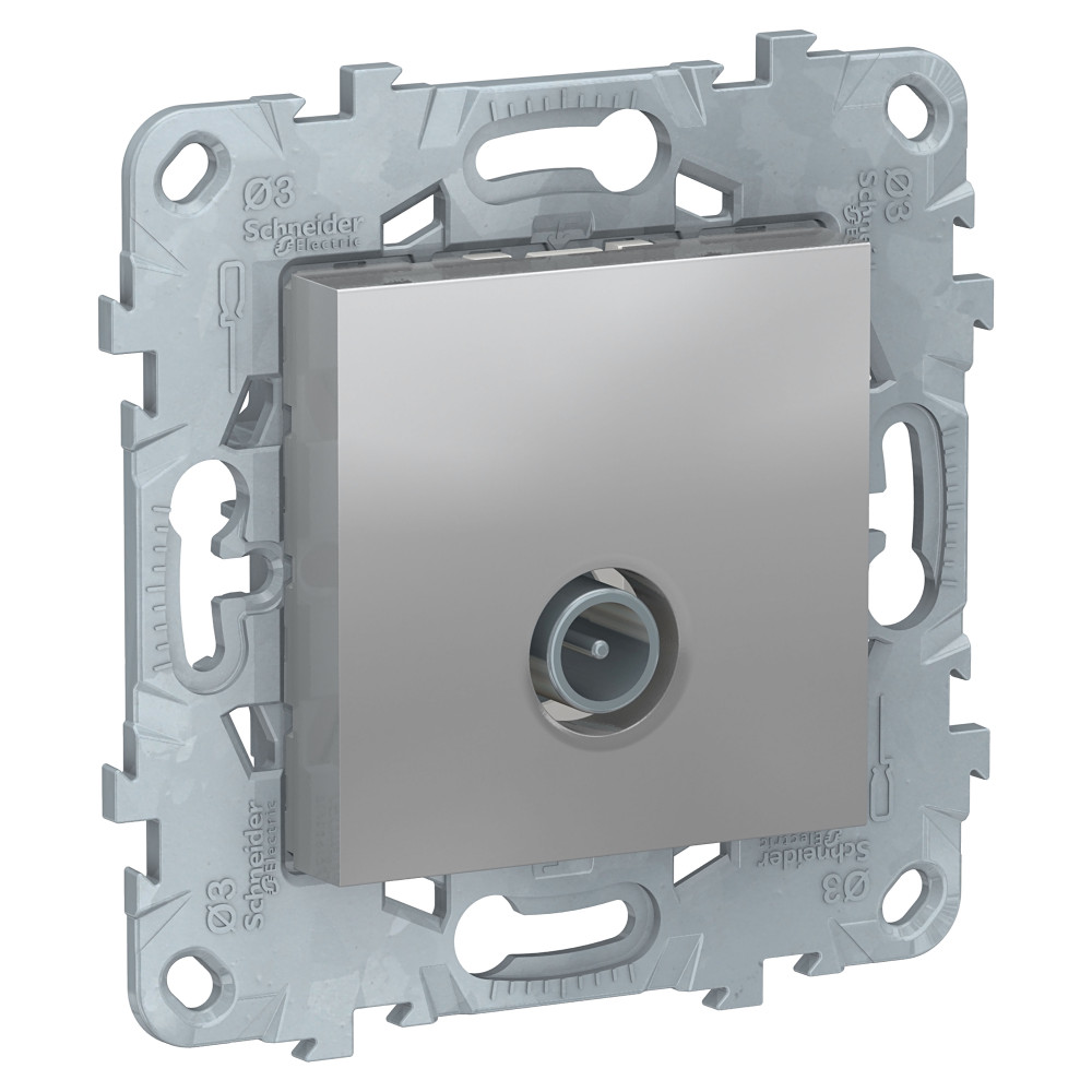 Изображение товара Schneider Unica New: розетка TV одиночная, алюминий