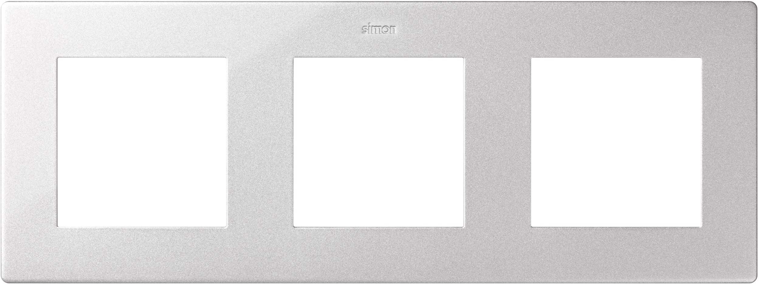 Изображение товара Simon 24 Алюминий Рамка 3-ая