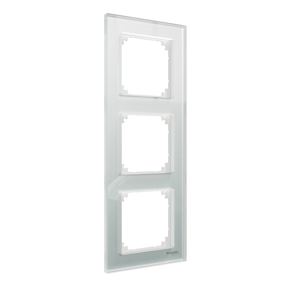 Изображение товара Schneider Electric Merten SM M-Elegance Стекло Белый Кристалл Рамка 3-ая