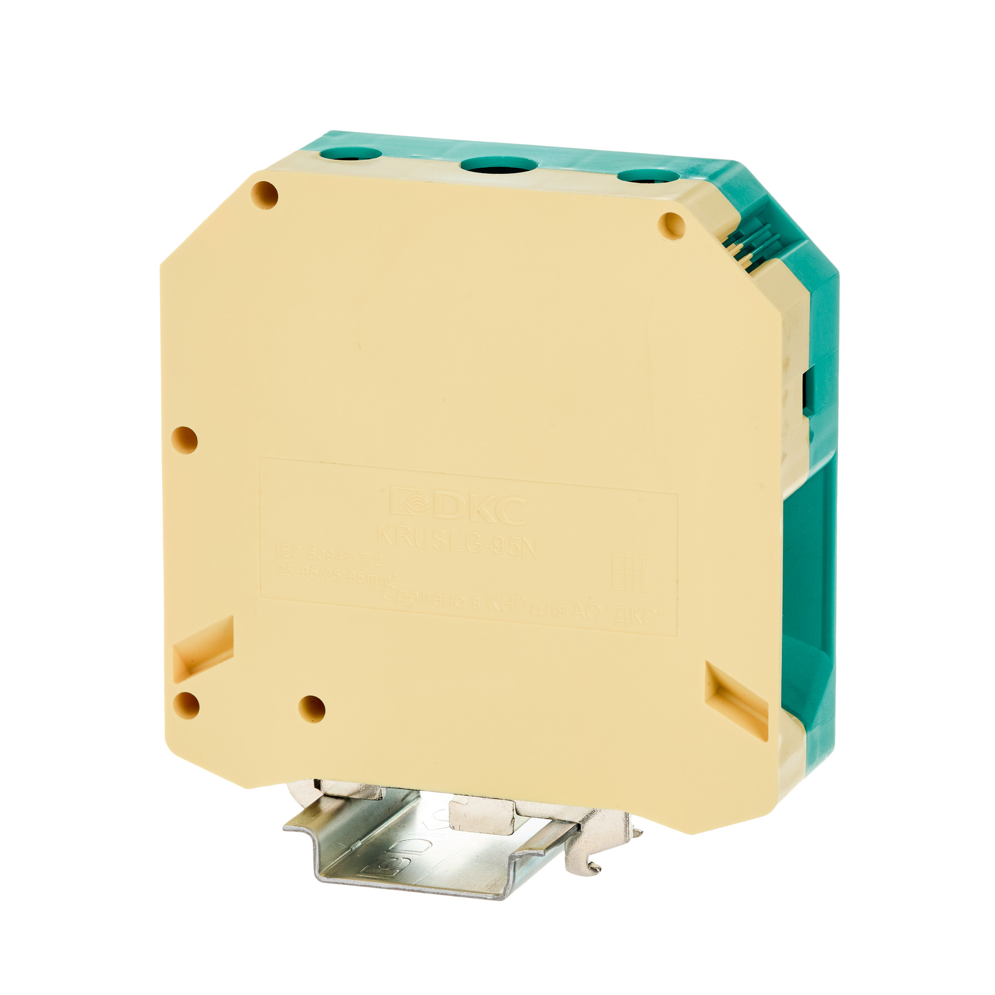 Изображение товара DKC Nuputuk Клемма заземления, винтовой зажим, 2 точки подключения, 95 кв.мм