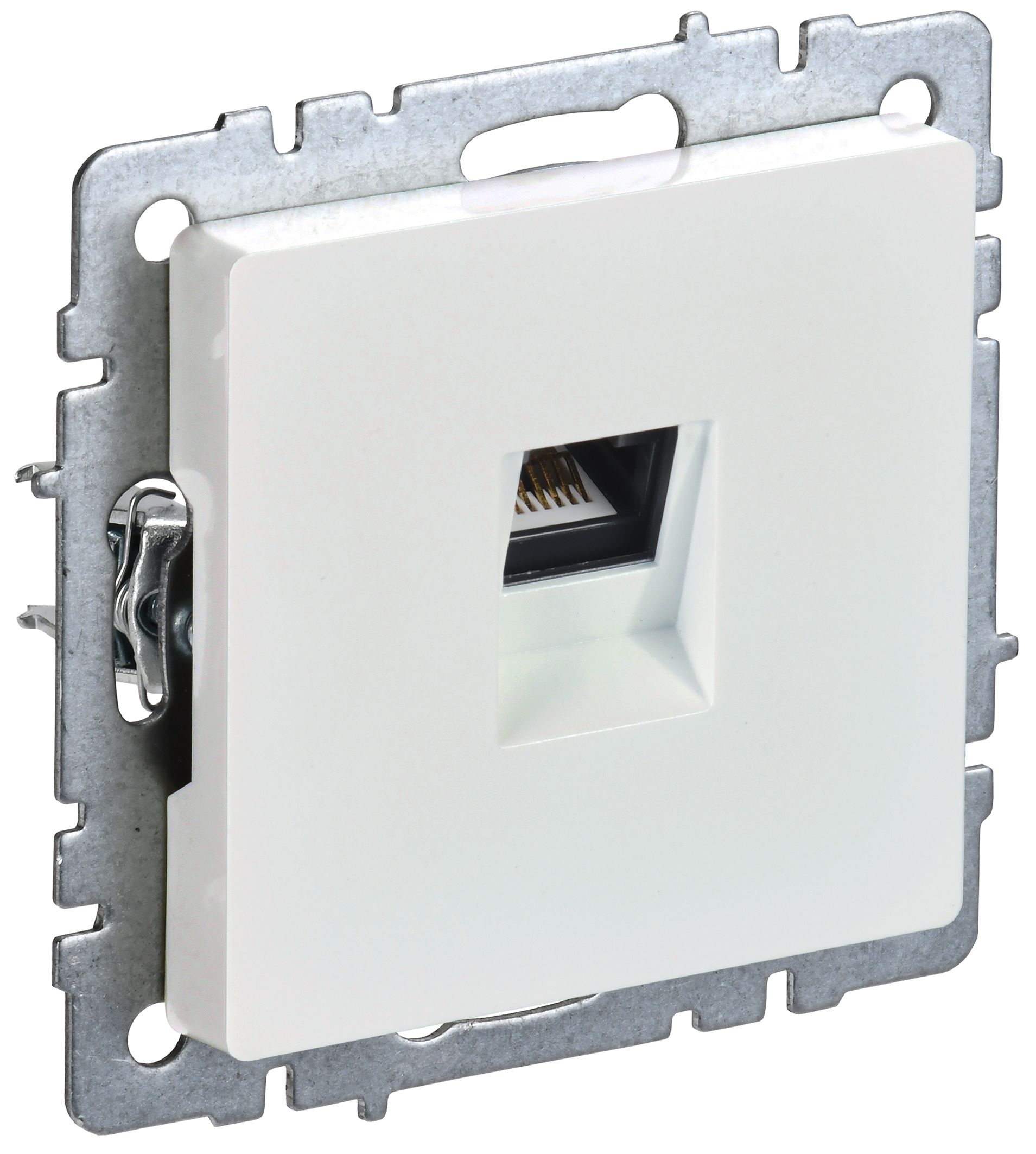 Изображение товара IEK BRITE BASE Жемчуг Розетка комп RJ45 кат.5E РК10-БрЖ