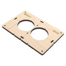 Изображение товара EKF Expert Шаблон для подрозетников c 2 отв. диам. 68 мм.