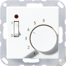 Изображение товара JUNG комнатный термостат из алюминия