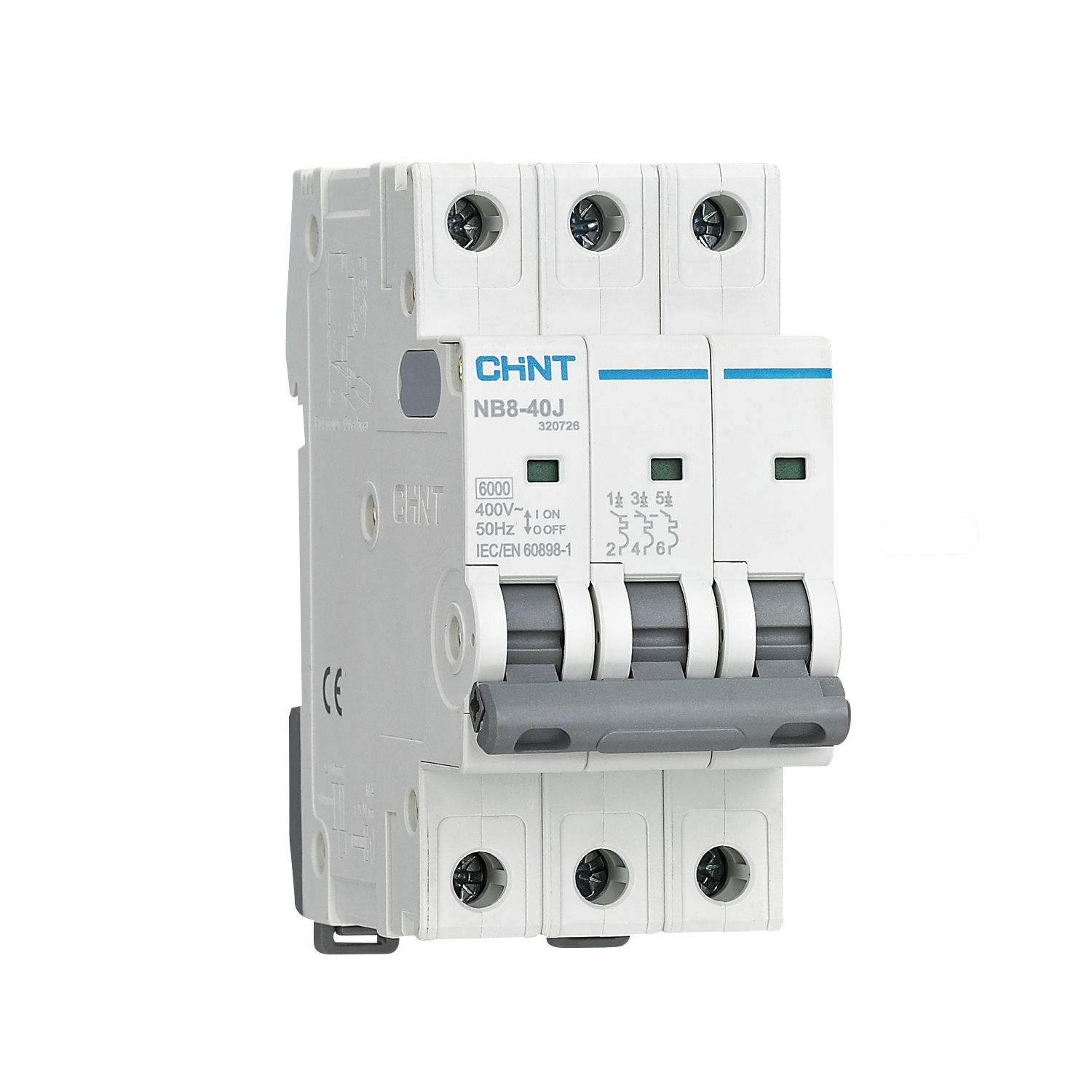 Изображение товара CHINT Авт. выкл. NB8-40J 3P 25А 4,5кА х-ка D (R)