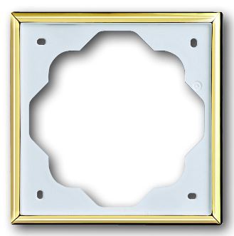 Изображение товара Рамка ABB BJE Impuls Декоративная 1-ая, желтый, глянцевое покрытие