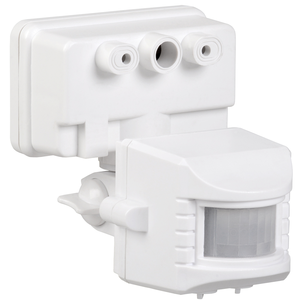 Изображение товара IEK Датчик движения ДД 019 белый, макс. нагрузка 1100Вт, угол обзора 120град., дальность 12м, IP44,