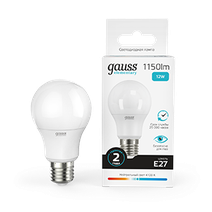 Изображение товара Gauss Лампа Elementary A60 12W 1150lm 4100K E27 LED