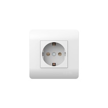 Изображение товара Chint (NEW3-E) Розетка с/з со шторками, 16А, белый