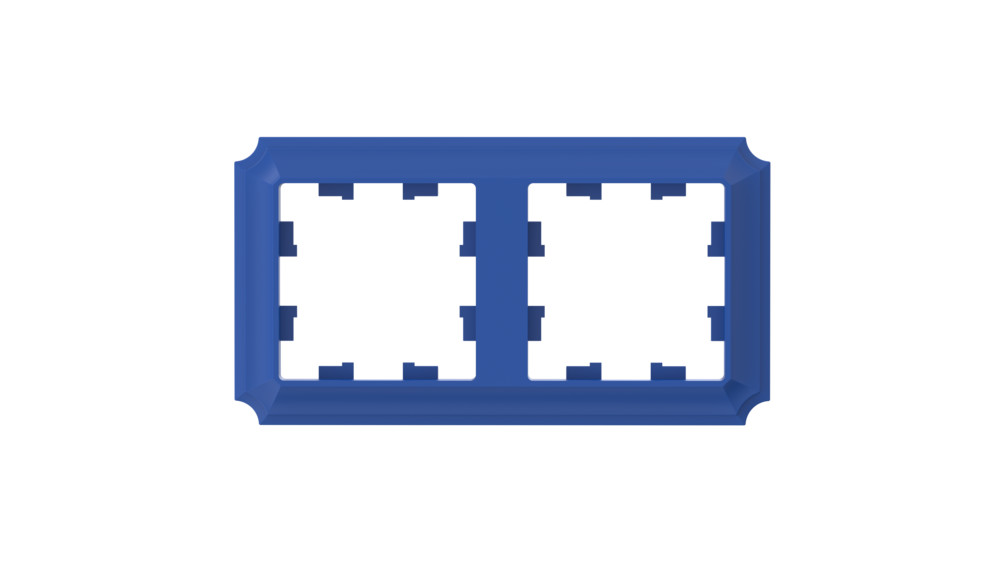 Изображение товара Systeme Electric AtlasDesign Antique Аквамарин Рамка 2-ая, универсальная