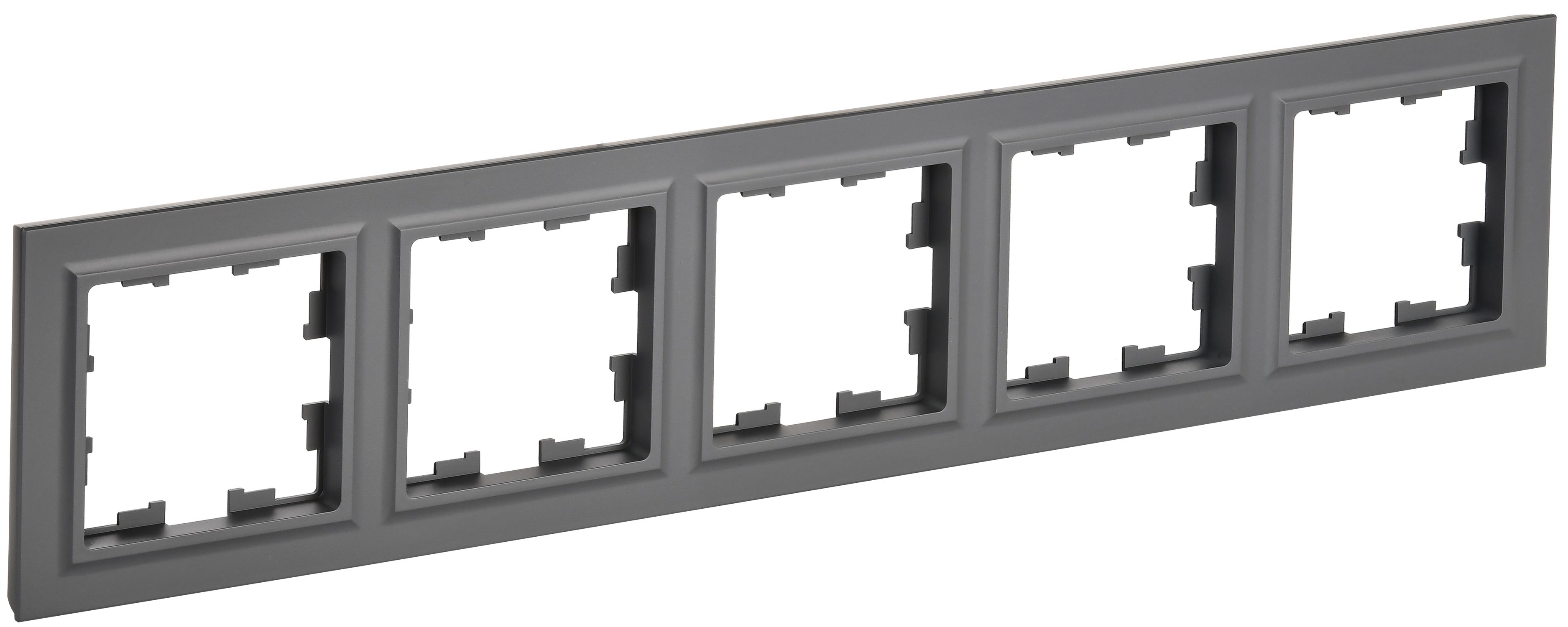 Изображение товара IEK BRITE BASE Графит Рамка 5-м РУ-5-БрГ