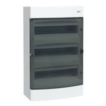 Изображение товара EKF Unix Щит распределительный навесной "Unix" прозрачная дверь 3х18 модулей IP40 EKF.