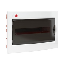 Изображение товара DKC Щиток встраиваемый с дверцей 18 мод.,IP41, белый, с клеммным блоком 63А