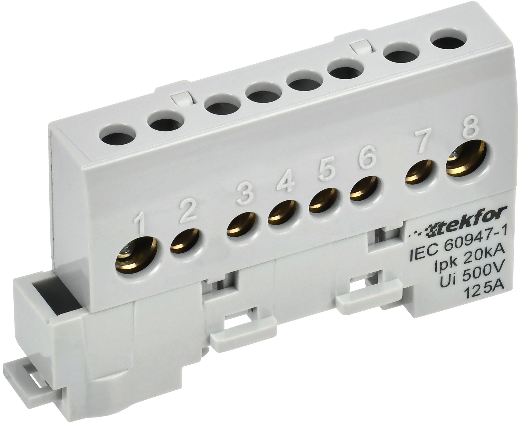 Изображение товара IEK TEKFOR Шина L "фаза" изол. на унив. держ. 8х12-8-Ср