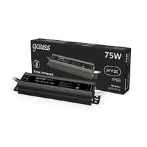 Изображение товара Gauss Блок питания 75W 24V IP66 1/50