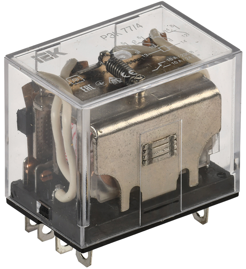 Изображение товара IEK ONI  Реле РЭК77/4(LY4) 10А 24В АC