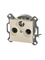 Изображение товара ABB EPJ Levit слоновая кость / белый Розетка TV-R-SAT, слоновая кость