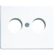 Изображение товара JUNG SL 500 Белая Накладка TV-FM розетки