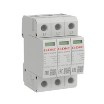 Изображение товара DKC УЗИП, тип 2, 3 полюса, Imax 40kA, со сменным модулем, Un 440V