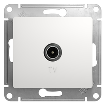 Изображение товара Systeme Electric Glossa Бел Розетка TV оконечная 1DB