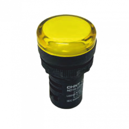 Изображение товара Индикатор CHINT ND16-22D/2 Жёлтый, AC/DC230В, BA9s