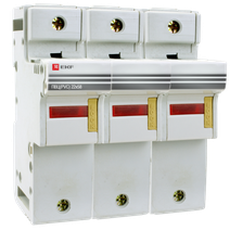 Изображение товара EKF PROxima Предохранитель-разъединитель для ПВЦ 22x58 3P (с индикацией).