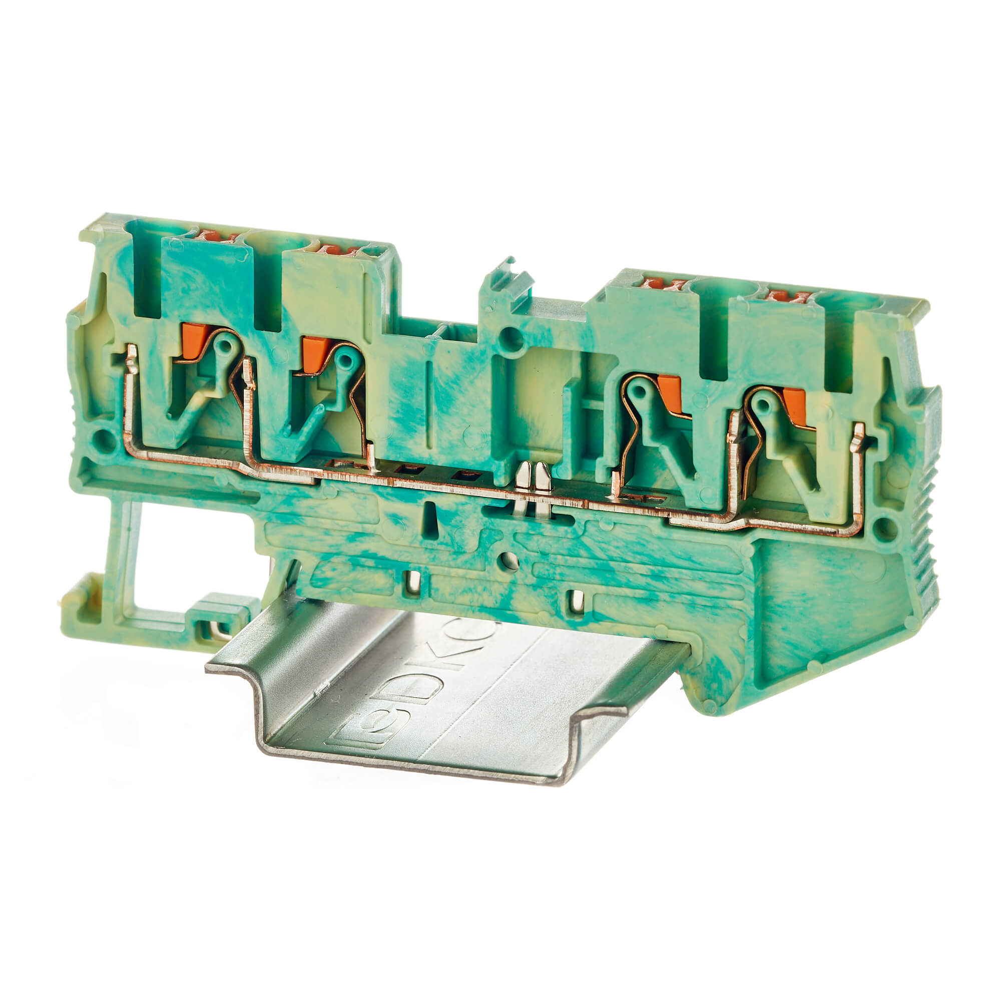 Изображение товара DKC Nuputuk Клемма заземления, зажим push-in, 4 точки подключения, 2.5 кв.мм